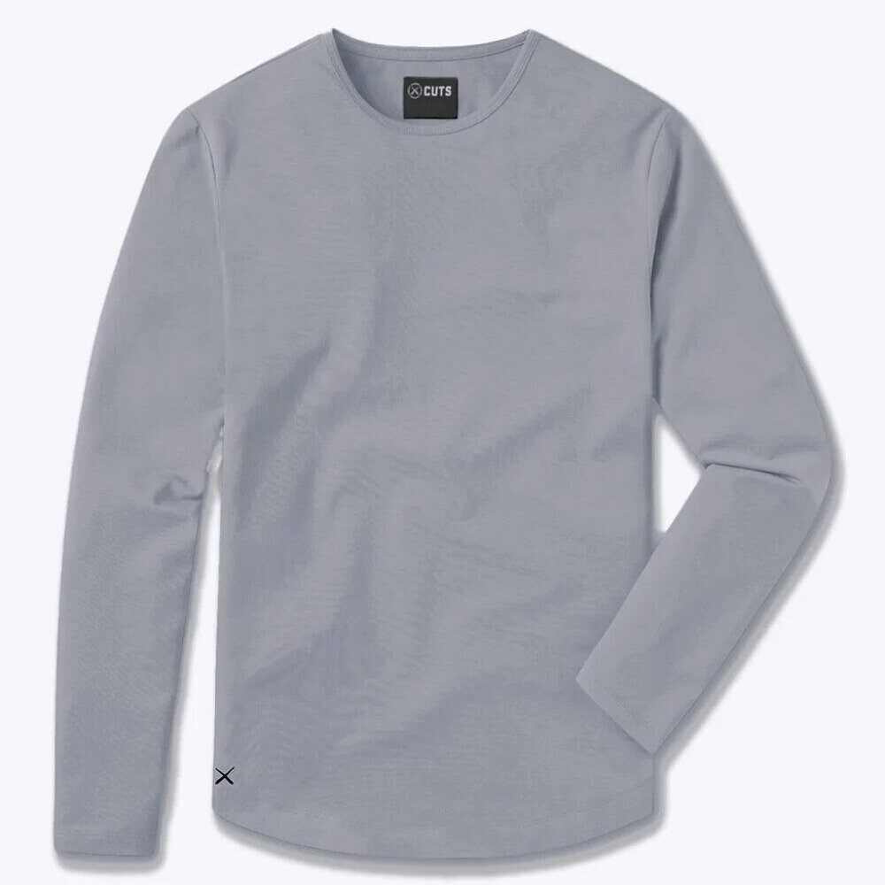 CUTS Clothing Pyco PRO Curve Hem AO Long Sleeve Men's XL STRATUS Blue Cool guy